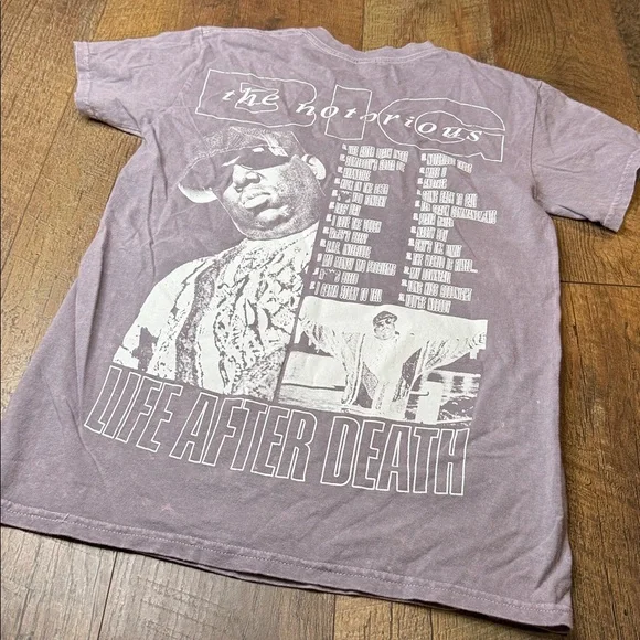 The Notorious B.I.G. Band Tee Distressed size small - Picture 4 of 8